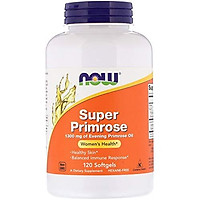 Viên Uống Now Foods Super Primrose Từ Tinh Dầu Hoa Anh Thảo 1300mg (120 Viên x 3 Hộp)