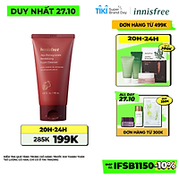 Sữa Rửa Mặt Ngăn Ngừa Lão Hóa Da Innisfree Jeju Pomegranate Revitalizing Foam Cleanser (150ml)