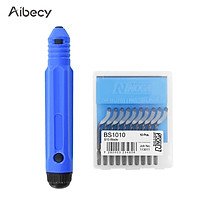 Aibecy 3D Printer Trimming Tool Model Trimming Kni-fe Scraper Deburring Polishing Cutter with 10 Replacement Blades