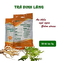 Trà Đinh lăng Thái Hưng An thần, giảm stress, ngủ ngon Bịch 50 túi lọc x 5g
