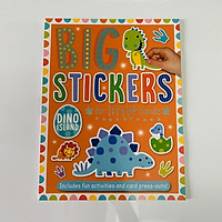 Big Stickers for Little Hands: Dinosaur Island- Miếng Dán Stickers Chủ Đề Đảo Khủng Long<