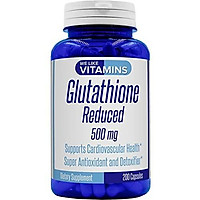 Thực Phẩm Bổ Sung Giúp Glutathione Reduced 500Mg - 200 Viên Hỗ Trợ Chức Năng Gan, Miễn Dịch Và Não