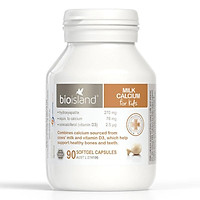 Bio Island Milk Calcium Kids 90 Capsules