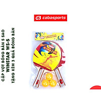 Vợt bóng bàn thi đấu chính hãng 5 sao có tặng kèm 3 quả bóng bàn Winstar WS-5