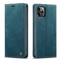 Bao da bò thật dạng ví chính hãng Caseme dành cho iPhone 12 Pro Max