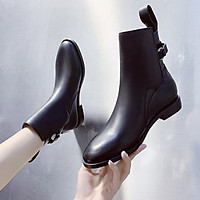 Boot nữ đế thấp cổ lửng đơn giản SÀNH ĐIỆU GBN52