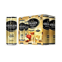 Lốc 6 Lon Nước Táo Lên Men Strongbow Apple Ciders Gold 330ml/Lon