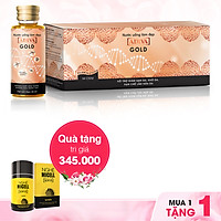 Nước uống làm đẹp Collagen Gold ADIVA (14 lọ/ hộp) - Tặng Nghệ Micell ADIVA (lọ 14 viên)