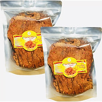 1KG - COMBO 2 BỊCH THỊT BÒ KHÔ LOẠI GIÒN CAY VỪA TÂN LỘC PHÁT