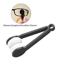 Mini Sun Glasses Eyeglass Microfiber Spectacles Cleaner Brush Cleaning Tool
