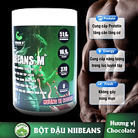 Bột đậu NiiBeans Tăng cân Tăng cơ Hương vị Sô Cô La 1KG