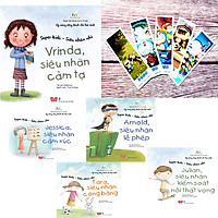 Combo 1-Kỹ năng sống dành cho học sinh-Siêu nhân nhí (Chủ đề Cảm xúc-Tặng kèm 01 bookmark