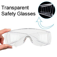 Transparent Safety Goggles Protective Glasses Eye Protection Anti Fog Universal