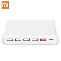 Đầu ra bộ sạc Xiaomi USB-C 60W Loại-C 6 cổng USB QC 3.0 Sạc nhanh 18W X2 + 24W (5V = 2.4A MAX) cho máy tính bảng điện thoại di động