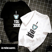 Áo thun ngắn tay Hot Trend 2019 - Áo ILOVEYOU 3000 - Áo thun unisex tay ngắn form rộng vải cotton thoáng mát - Full size