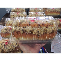 Hộp nhựa H143 - Hộp nhựa đựng bánh mì hoa cúc - hộp đựng bánh bông lan tan chảy