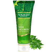 Sữa rửa mặt lá neem Ấn Độ dành cho da mụn Vaadi Herbals Neem Face Wash 60ml