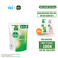 Nước rửa tay diệt khuẩn Dettol - Túi 225g