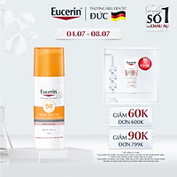 Kem chống nắng dưỡng trắng tối ưu mọi loại da Eucerin Sun Serum Spotless Brightening SPF 50+ 50ml 87997