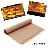 Reusable Non Stick Cooking Paper Microwave Grill Baking Mat Sheet for Housewife 16x24 inch