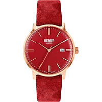 Đồng Hồ Unisex Henry London HL40-S-0366 - Dây Da