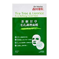 Mặt Nạ Tràm Trà & Cam Thảo Dr. Morita Tea Tree & Licorice Pore Refining Facial Mask
