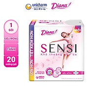 Băng Vệ Sinh Diana Sensi Siêu Mỏng Cánh 20 Miếng/Gói