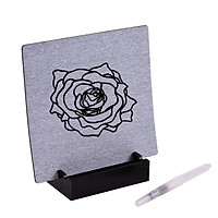 Reusable Buddha Board Artist Board Paint with Water Brush & Stand Release Pressure Relaxation Meditation Art Mindfulness
