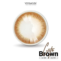 Lens cho mắt thở Hàn Quốc nâu trong VIVIMOON Cute Brown 13.1 mm