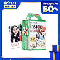 Fujifilm Instax Mini 20 Sheets White Film Photo Paper Snapshot Album Instant Print for Fujifilm Instax Mini 7s/8/25/90/9