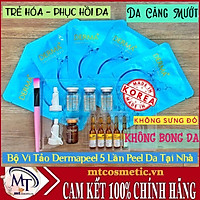 Bộ Vi Tảo Trứng Cá Tuyết Dermapeel+ - Combo Trẻ Hóa Làn Da - SẠCH MỤN - XÓA NHĂN - TÁI TẠO MÔ DA - 5 NẠ DERMAPEEL