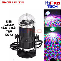 Đèn laser led Mini trụ xoay cảm ứng HF 011 đổi màu cảm ứng nhạc- Led Mini Stage Light