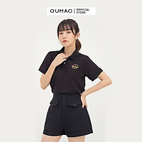 Áo polo nữ GUMAC ATB851 thêu mẫu mới