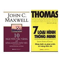 Combo Sách Tư Duy – Kỹ Năng Sống : 10 Nguyên Tắc Vàng Để Sống Không Hối Tiếc + 7 Loại Hìn