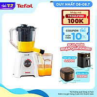 Máy xay ép trái cây đa năng Tefal BL42Q166 2 trong 1 1.25L (Trắng)