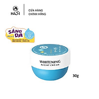 KEM DƯỠNG TRẮNG DA BAN ĐÊM (COLLAGEN & HOA NHUNG TUYẾT) HASI KOKESHI PUREDOLL WHITENING NIGHT CREAM