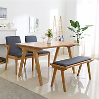 Bộ Bàn Ghế Ăn Hàn Quốc Han's Furniture ROMANCE B2C - Xanh Navy