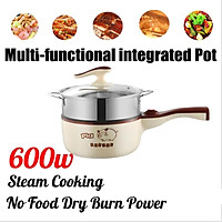 AUGIENB Multifunctional Electric Cooker Steamer Pot Nonstick Cooker Kitchen Food Frying Pan Rice Multi Mini Rice Cooker Electric cookers