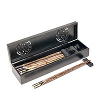 Bộ Hộp Đũa 10 Đôi Gỗ Hương Cao Cấp 100% Hàng Thủ Công Mỹ Nghệ Việt Nam (Kèm Gác Đũa) | Đồ Dùng Phòng Ăn - Quà Tặng Tổng Hợp - Quà Lưu Niệm - Trang Trí Nhà Cửa