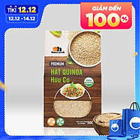 Hạt Quinoa (Diêm mạch) Trắng Smile Nuts hộp giấy 500g - White Quinoa Seed Smile Nuts 500g