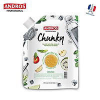Chunky Mãng Cầu Táo Andros - Nguyên liệu pha chế - Mứt trái cây - Túi 1kg