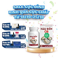 Thực phẩm bảo vệ sức khỏe Hàu biển OB - Tăng cường sinh lý nam hộp 30 viên