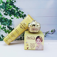 Combo 1 Kem Nám Trắng Da Tàn Nhang Đồi Mồi 15 gam & Sữa Rửa Mặt Trắng Da