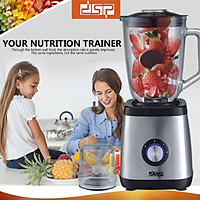 DSP 350W Professional Countertop Blender Personal Blender Smoothie Blender Crushing Pitcher Juice Machine with 1.5L