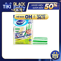 Khăn lau sợi tre MyJae Đài Loan 23cmx18cm lau bếp lau tay đa năng siêu bền đánh bay đầu bẩn