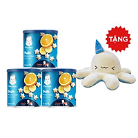 Combo 3 Bánh ăn dặm Gerber Cam chuối + Tặng bạch tuộc bông