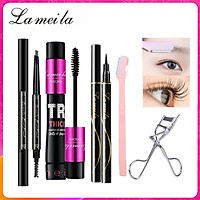 Bộ Trang Điểm 5 Món LAMEILA Bút chì mày + Kẻ Mắt + Mascara + Curler Lông Mi + dao tỉa
