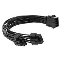 1 Piece CPU 8 Pin to Dual 8 Pin (4+4) Power Supply Cable