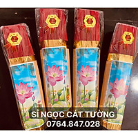 Nhang Sạch THAI LAN Hương HOA SEN 500cây 32cm - Ít Khói - Hương thơm dịu ngọt không hóa chất- Nhang Thiên Nhiên
