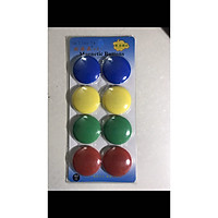 Bộ 3 vỉ nam châm đại dính bảng (D40mm)